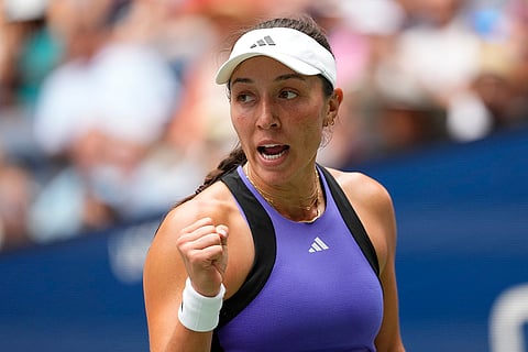 US Open 2024: Jessica Pegula, of the United States, reacts after scoring a point against Sofia Kenin, of the United States